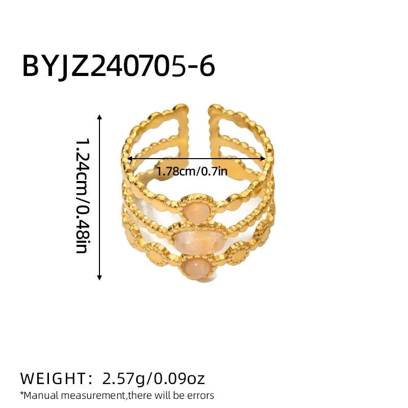 Emerald Ophelia Ring