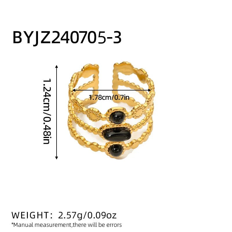 Emerald Ophelia Ring