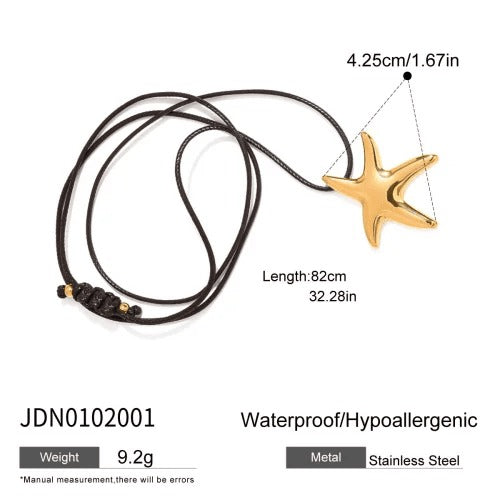 Irregular Geometric Wax Necklace