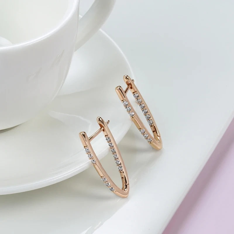 Elegant Zirconia Earrings