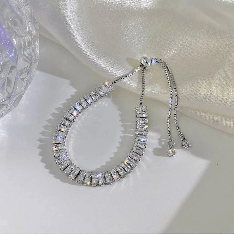 Luxury Color Cubic Zirconia Gold Color Tennis Bracelets