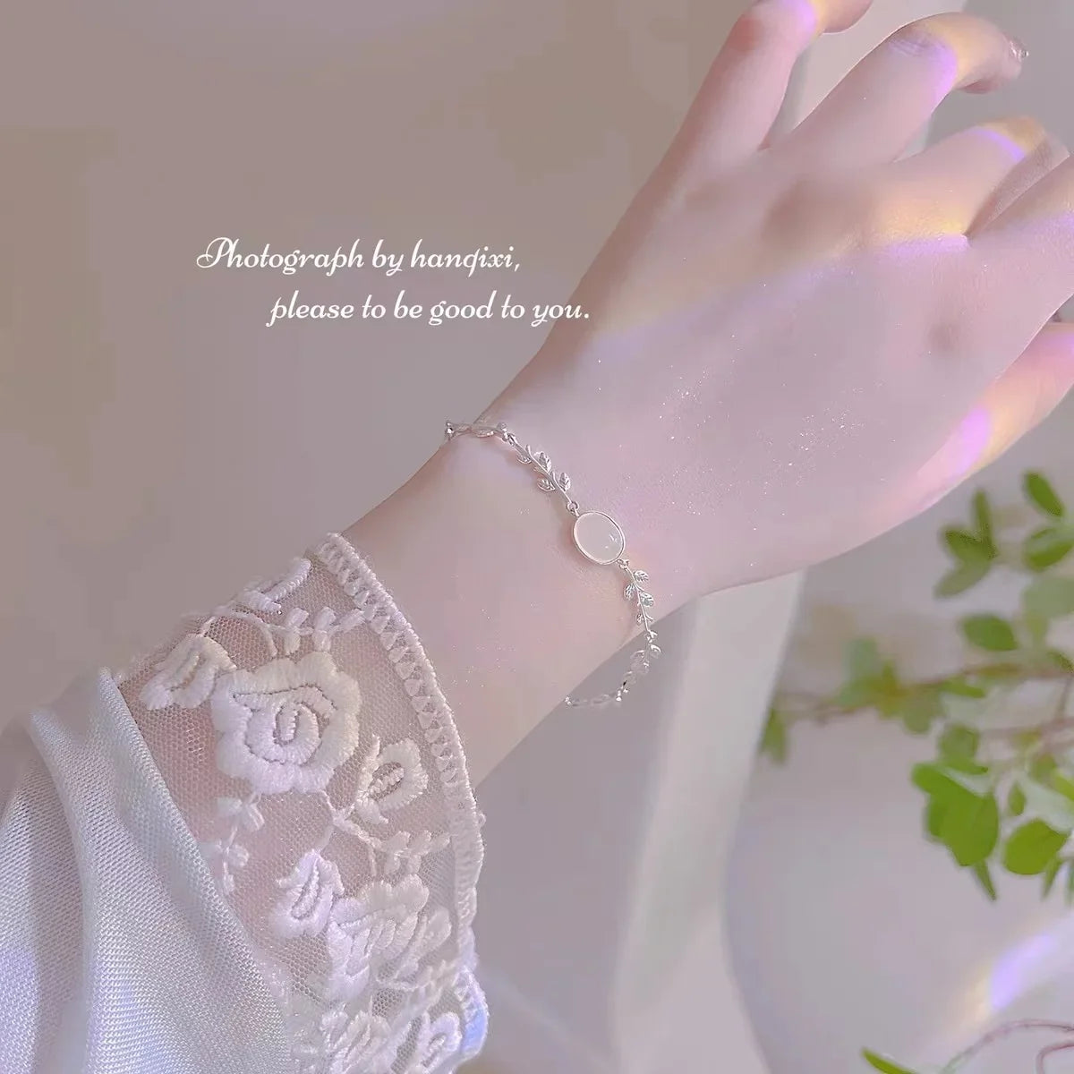 Bohemia Circle Bracelet Set Multi-Layer Vintage Folded Wind Fish Bone Chain Flower Leaves Jewelry Gift