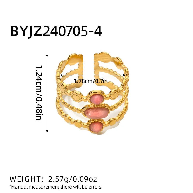 Emerald Ophelia Ring