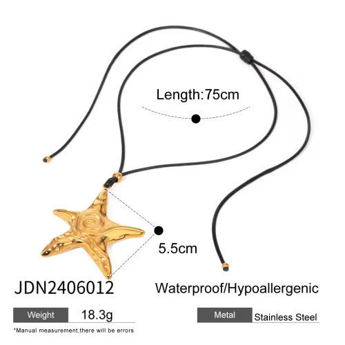 Irregular Geometric Wax Necklace