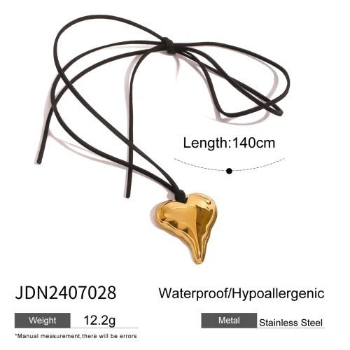 Irregular Geometric Wax Necklace