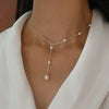 Sterling Silver Natural Freshwater Pearl Pendant Necklace