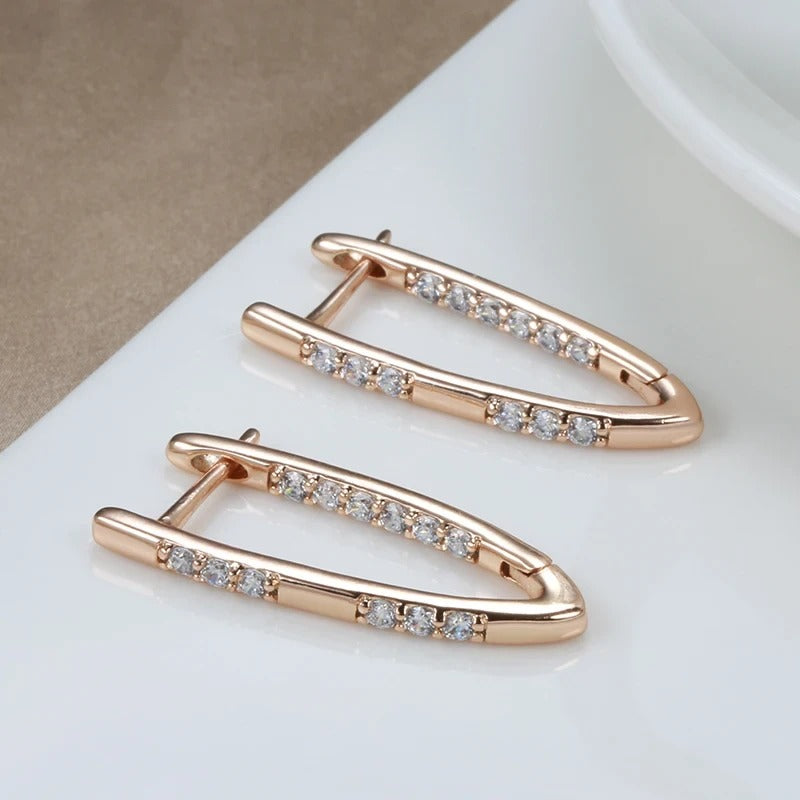 Elegant Zirconia Earrings