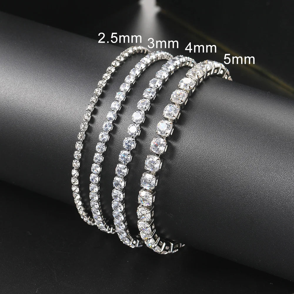 Fashion Multicolor Tennis Bracelet Zirconia Charm Designer Tennis Chain Bracelet