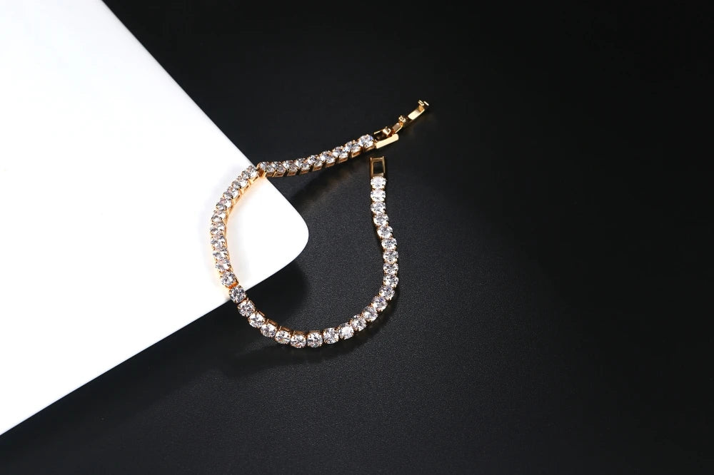 Fashion Multicolor Tennis Bracelet Zirconia Charm Designer Tennis Chain Bracelet