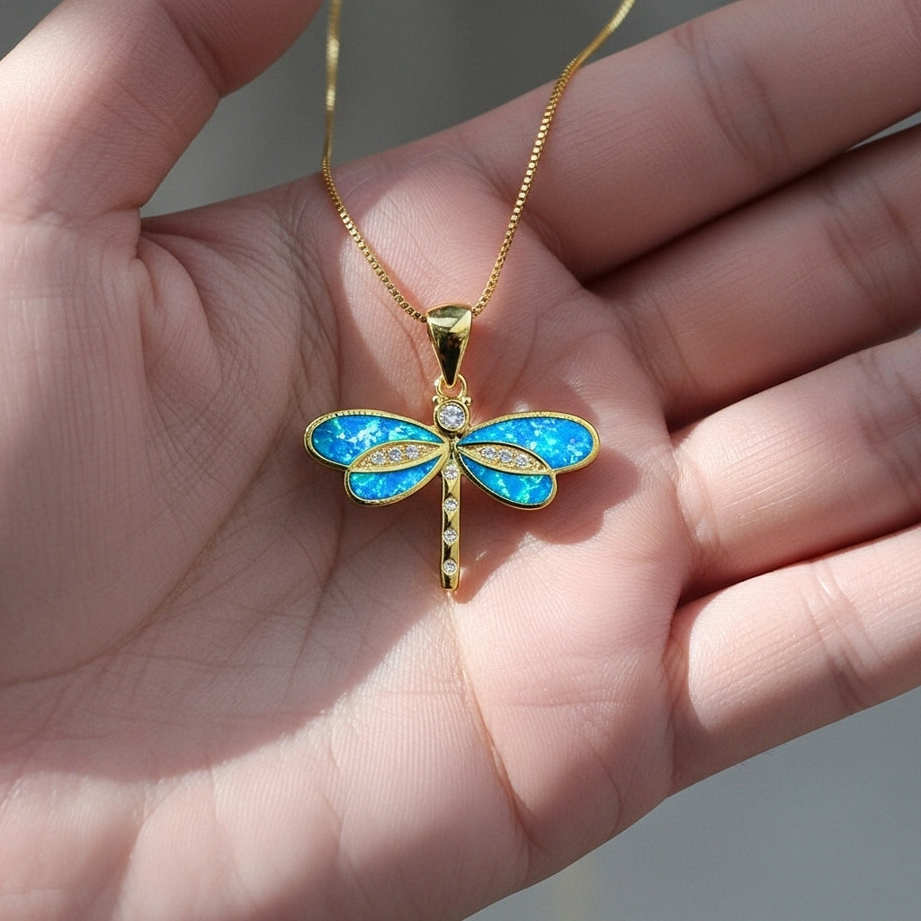 Multicolored gold-plated pebbles necklace